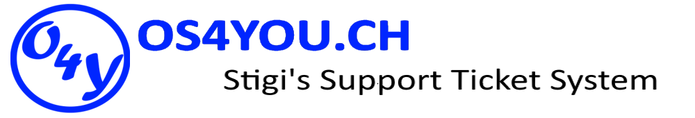 os4you.ch Ticket::Stigis Support Ticket System